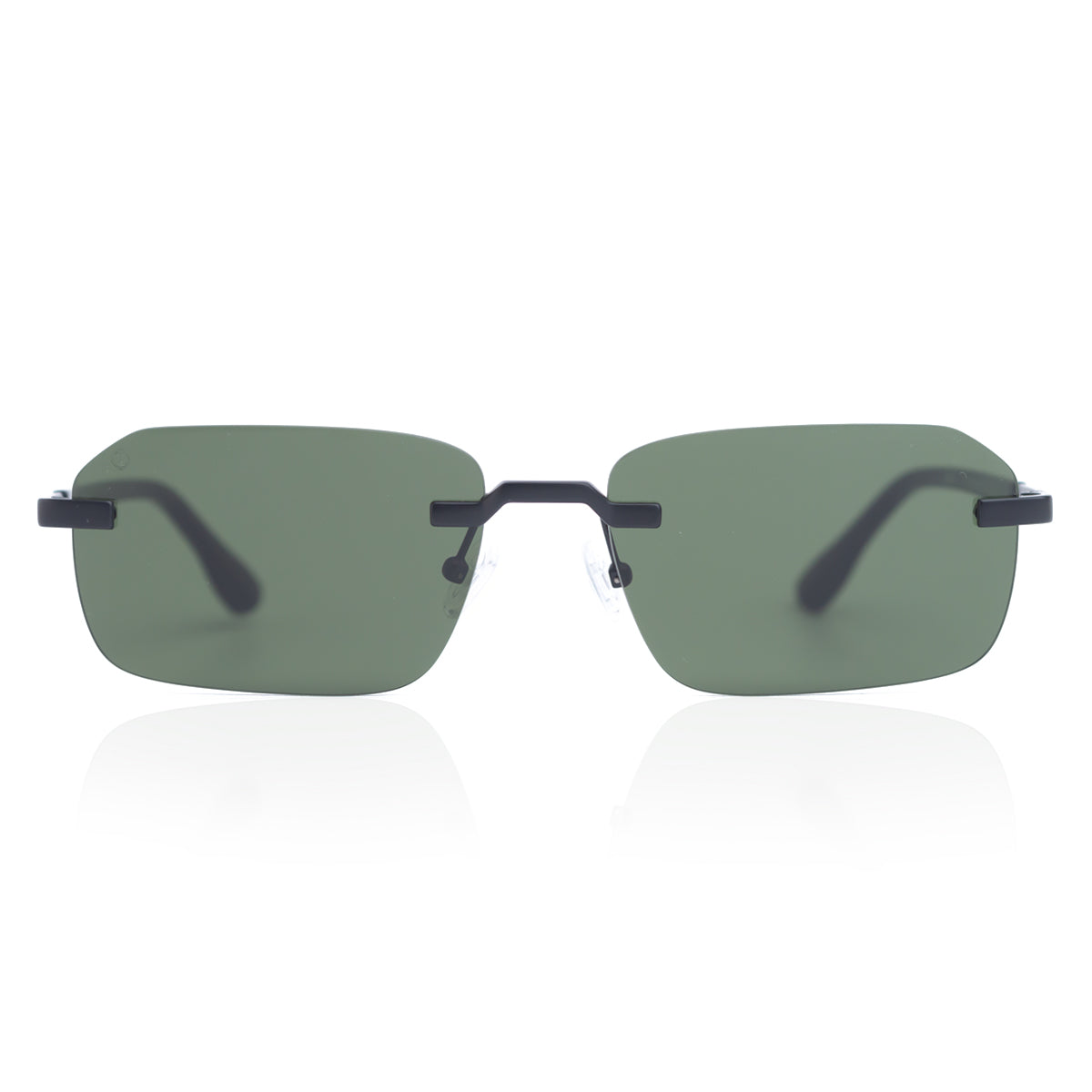 MYCENAE IN MATTE BLACK WITH ALGAE GREEN