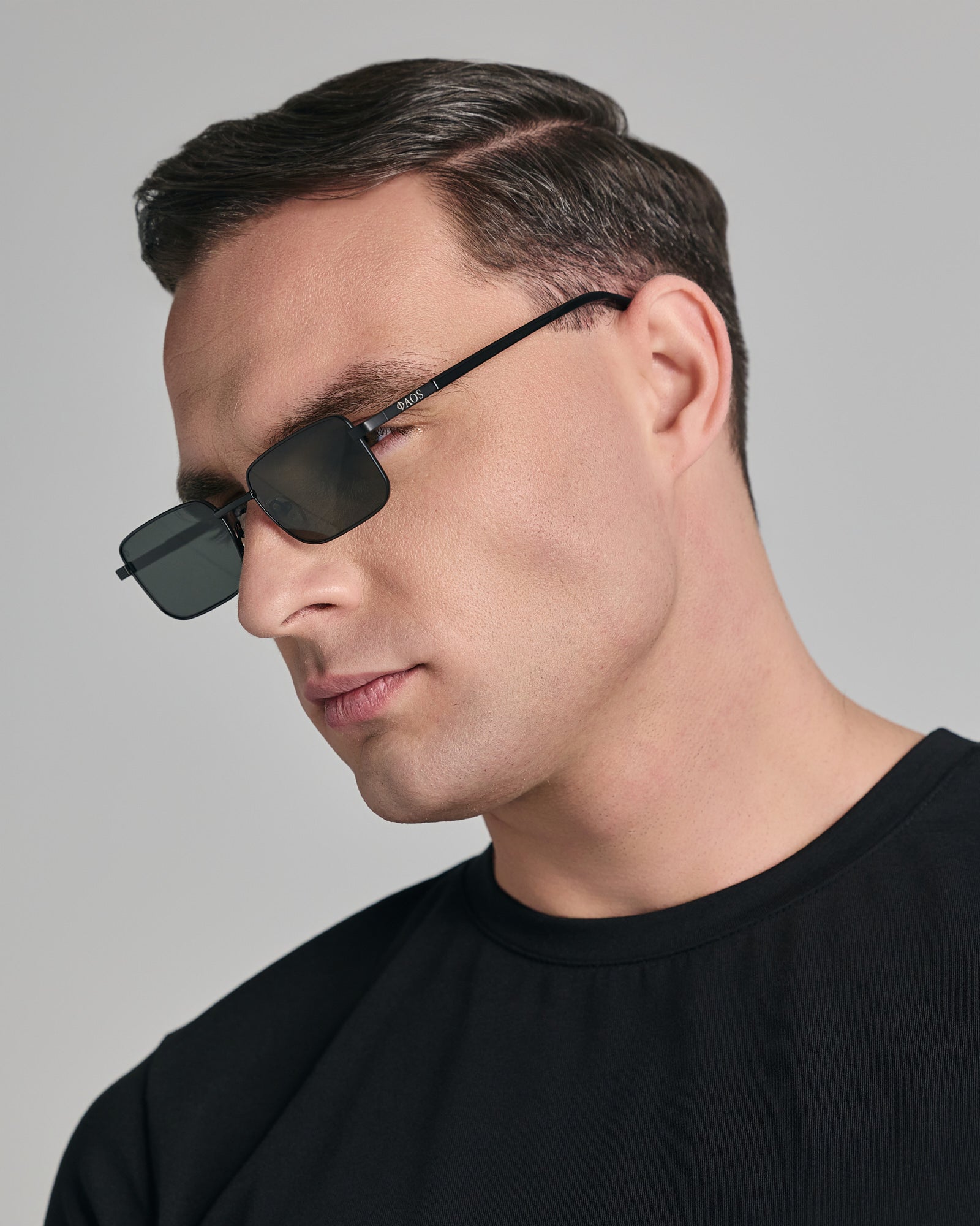 MINOAS IN EREVOS BLACK WITH SHADE GREY LENSES