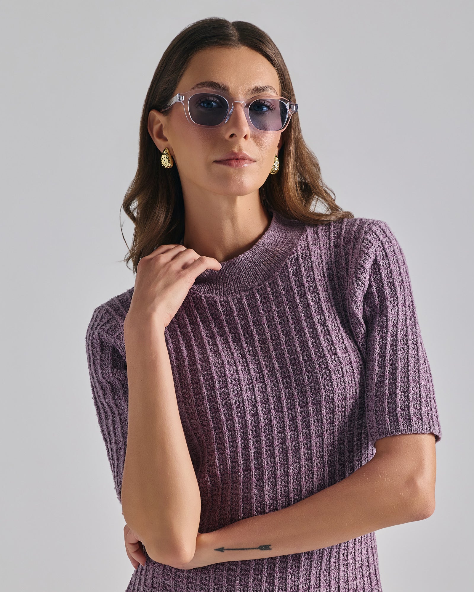 SIKINOS IN CRYSTAL WHITE WITH KYANO BLUE LENSES