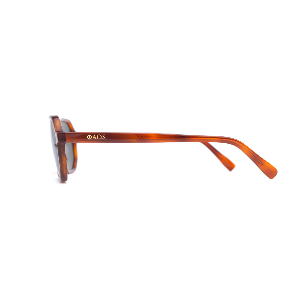 KYTHNOS IN MARBLE HAVANA WITH AEGEAN BLUE LENSES