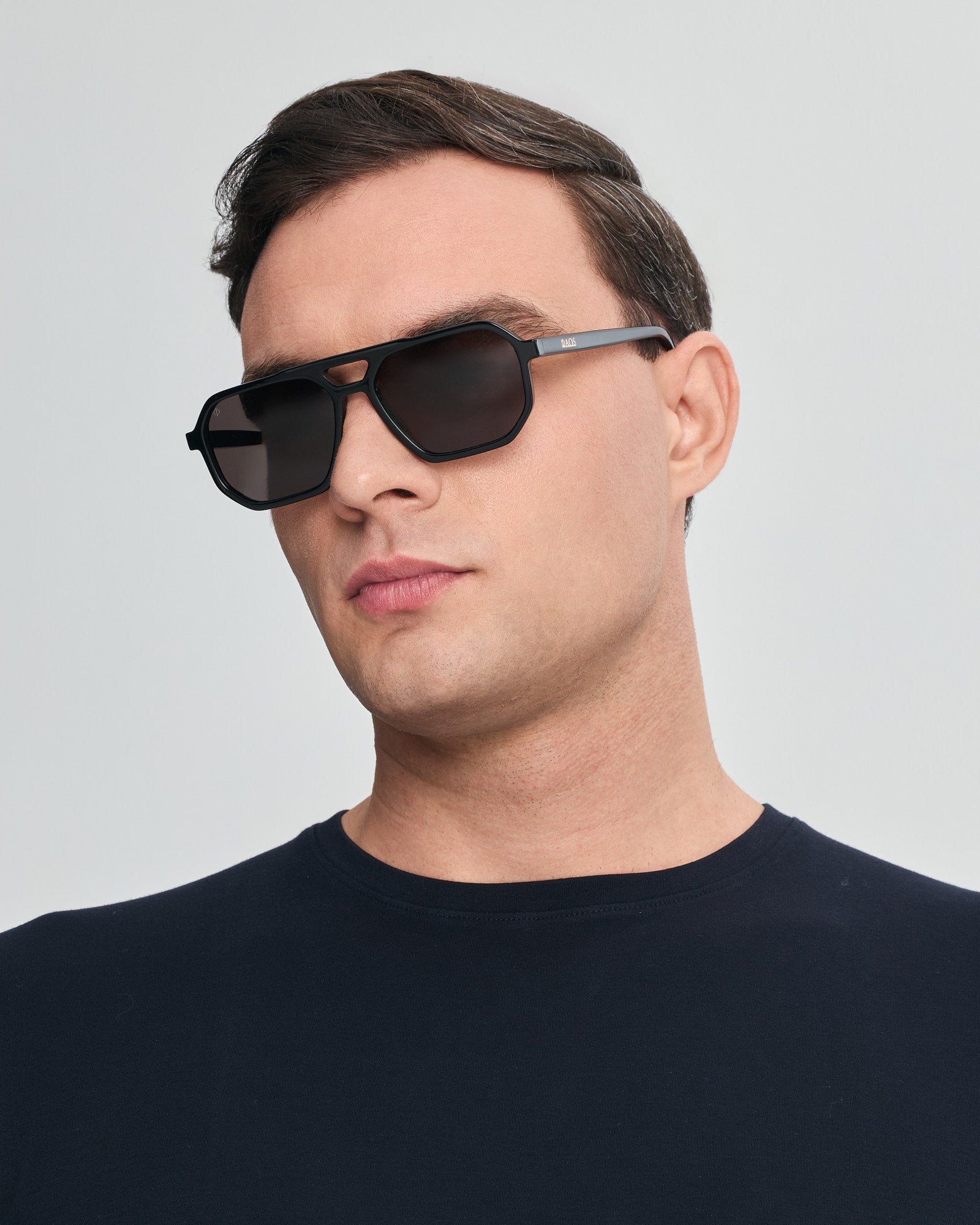 KYTHNOS IN EREVOS BLACK WITH SHADE GREY LENSES