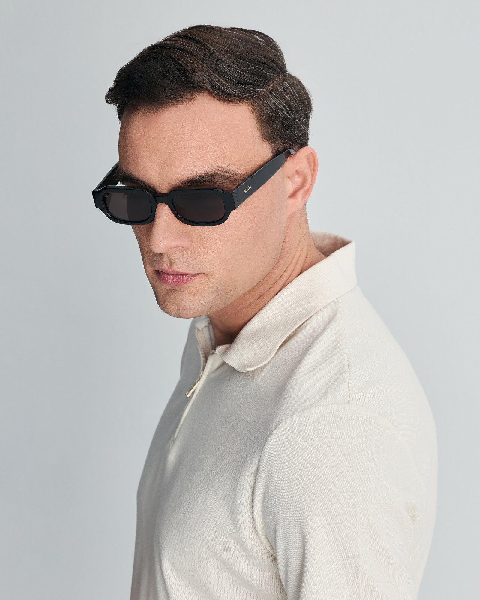 MYKONOS IN EREVOS BLACK WITH SHADE GREY LENSES