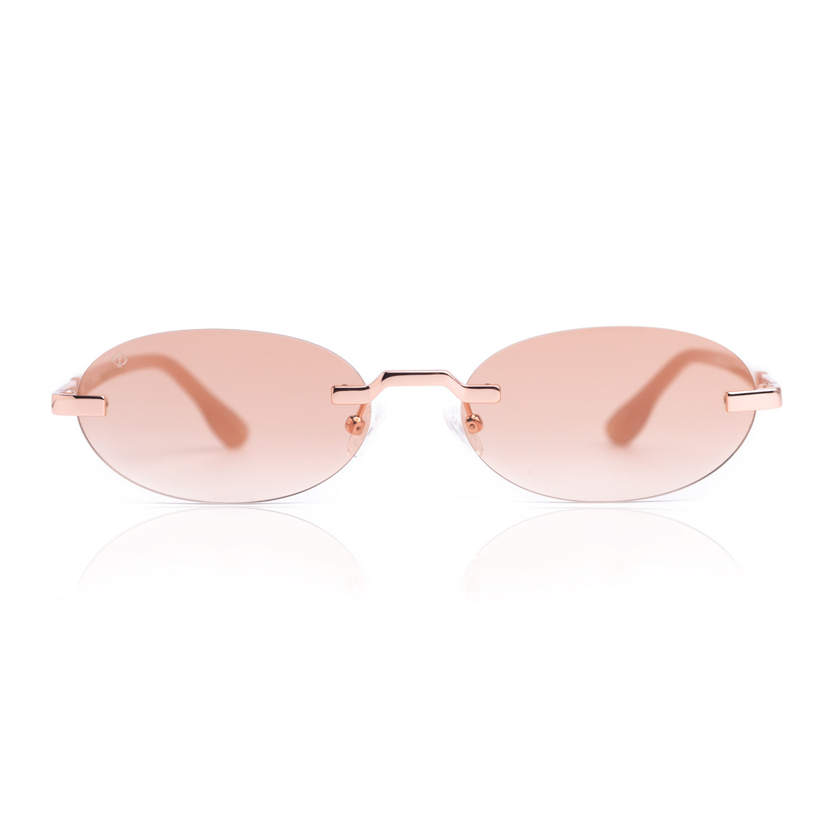PHAESTUS IN ROSE GOLD WITH PINK SUNSET LENSES