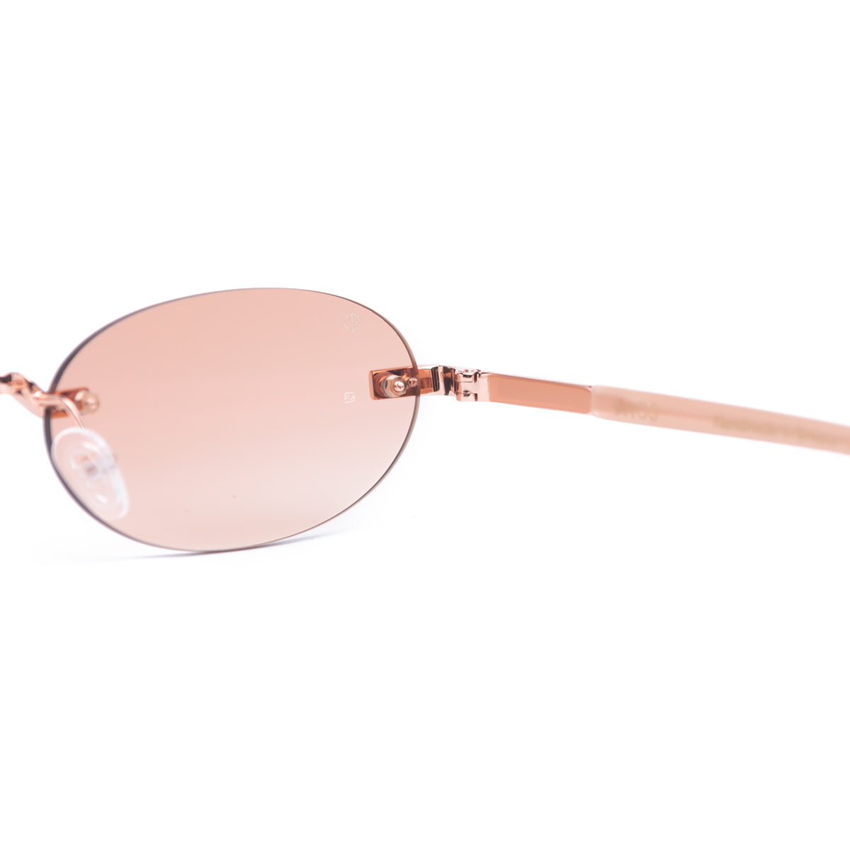 PHAESTUS IN ROSE GOLD WITH PINK SUNSET LENSES
