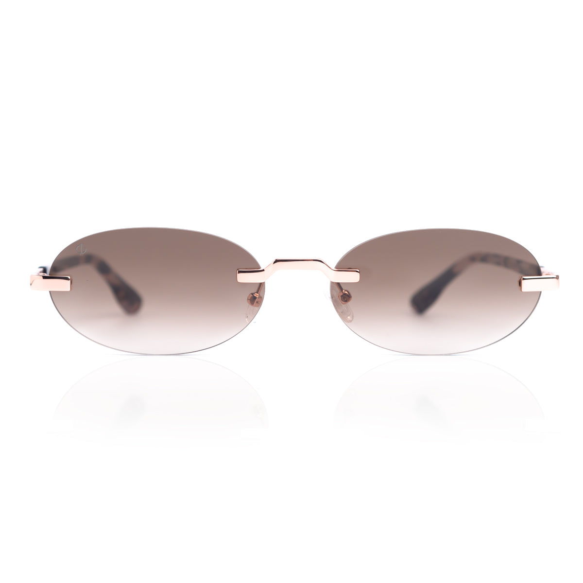 PHAESTUS IN ROSE GOLD WITH BROWN SUNSET LENSES