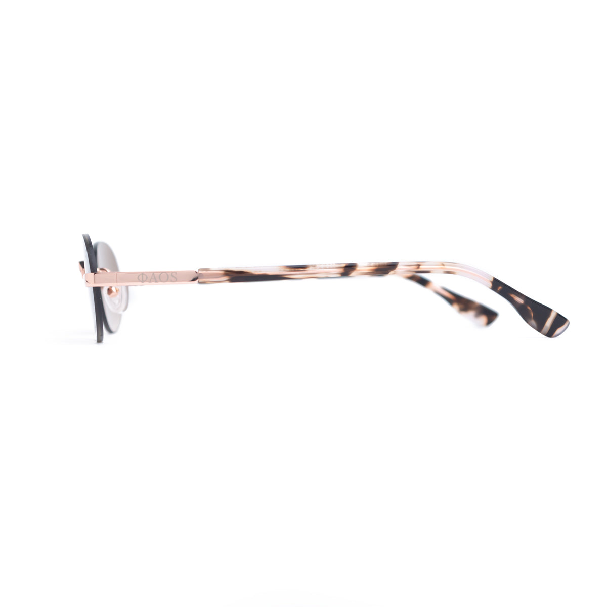 PHAESTUS IN ROSE GOLD WITH BROWN SUNSET LENSES