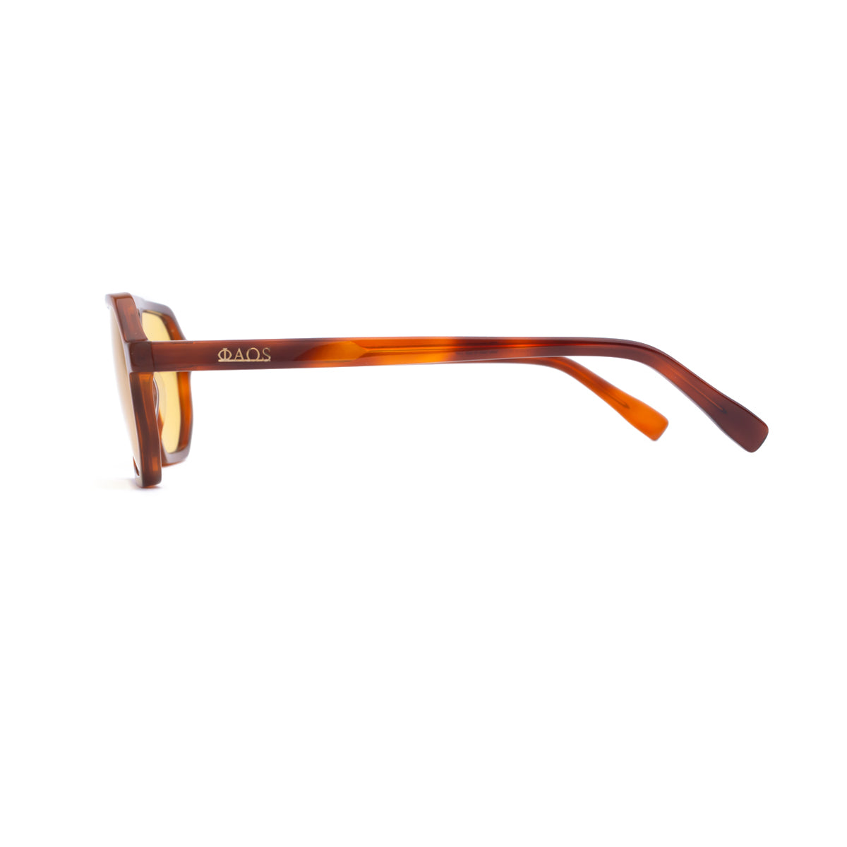 KYTHNOS IN MARBLE HAVANA WITH HONEY YELLOW LENSES