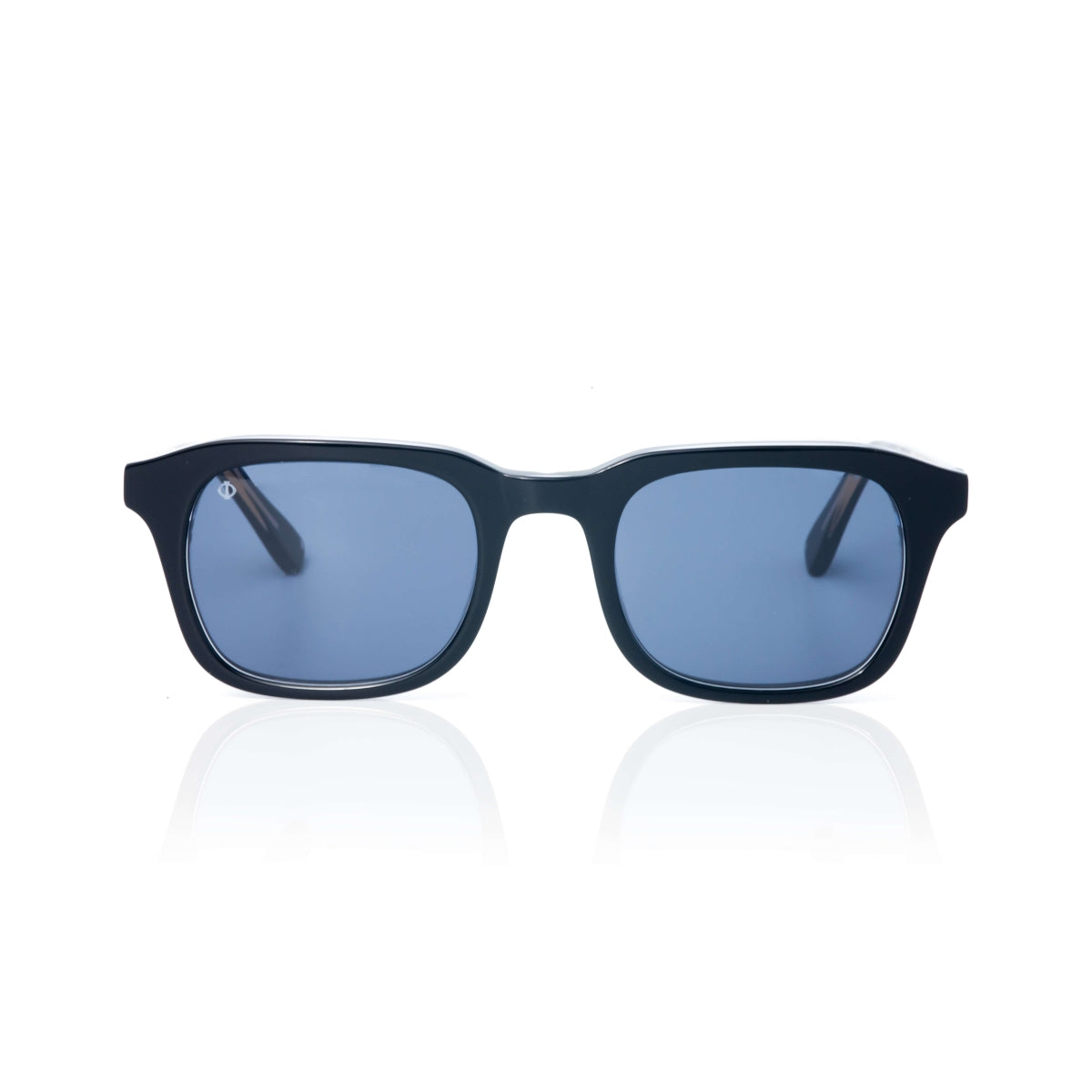 CASTELLO IN EREVOS BLACK WITH AEGEAN BLUE LENSES