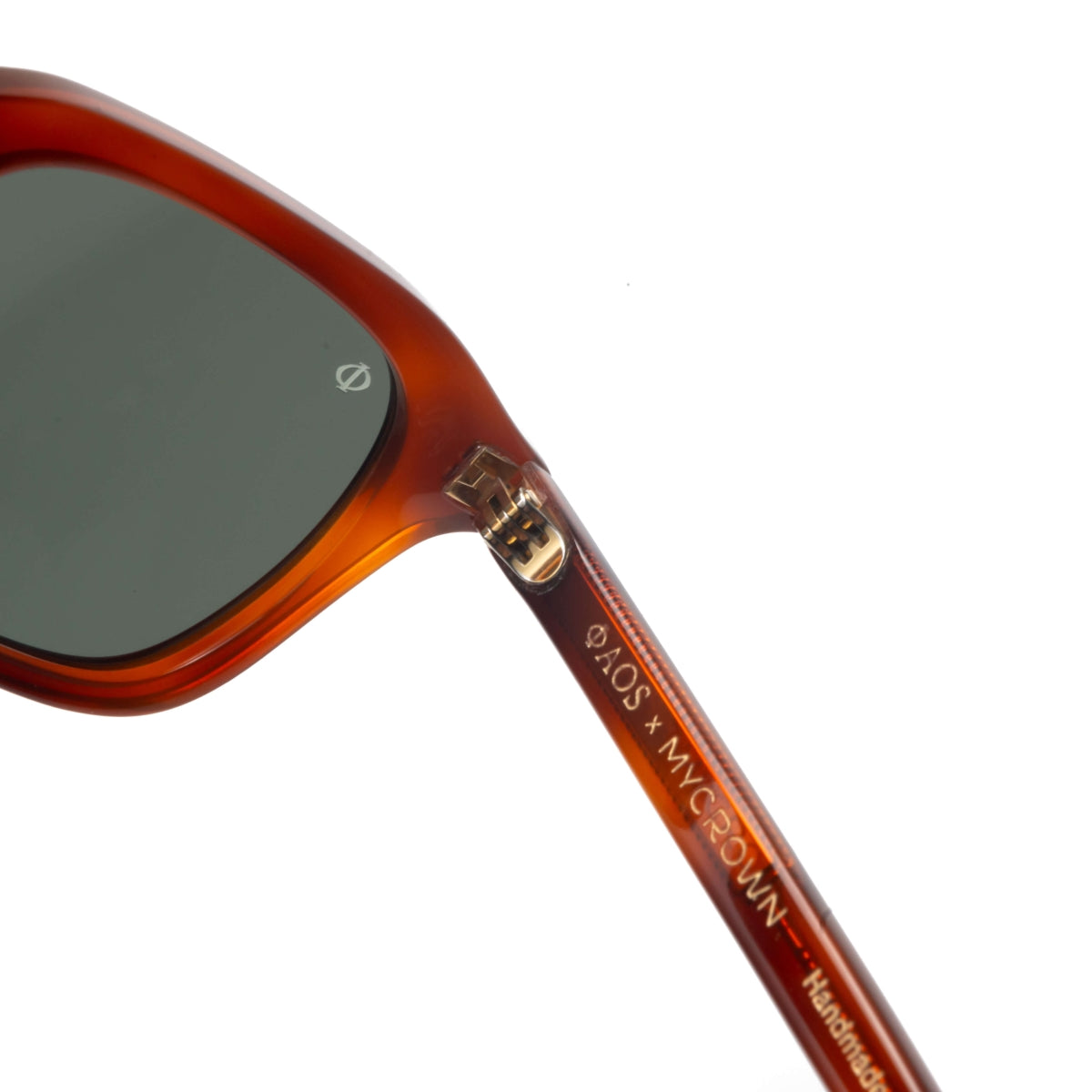 CASTELLO IN MARBLE HAVANA WITH ALGAE GREEN LENSES