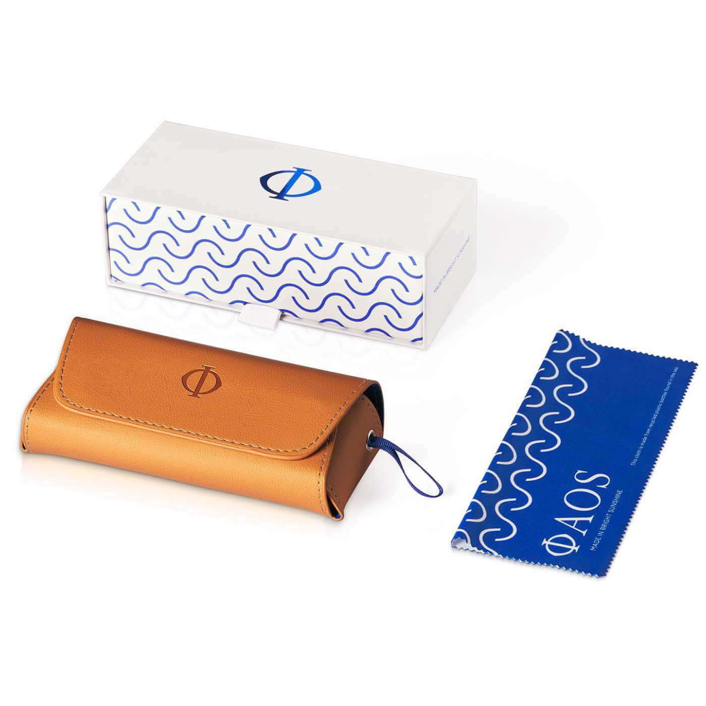 ICARIA IN MARBLE BROWN WITH ALGAE GREEN LENSES