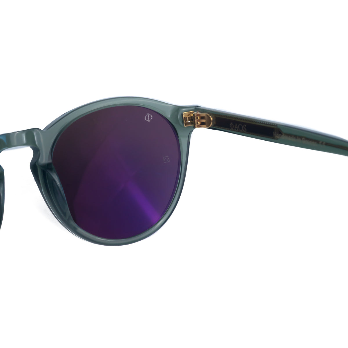 TINOS IN CRYSTAL SAGE WITH STONE BROWN LENSES