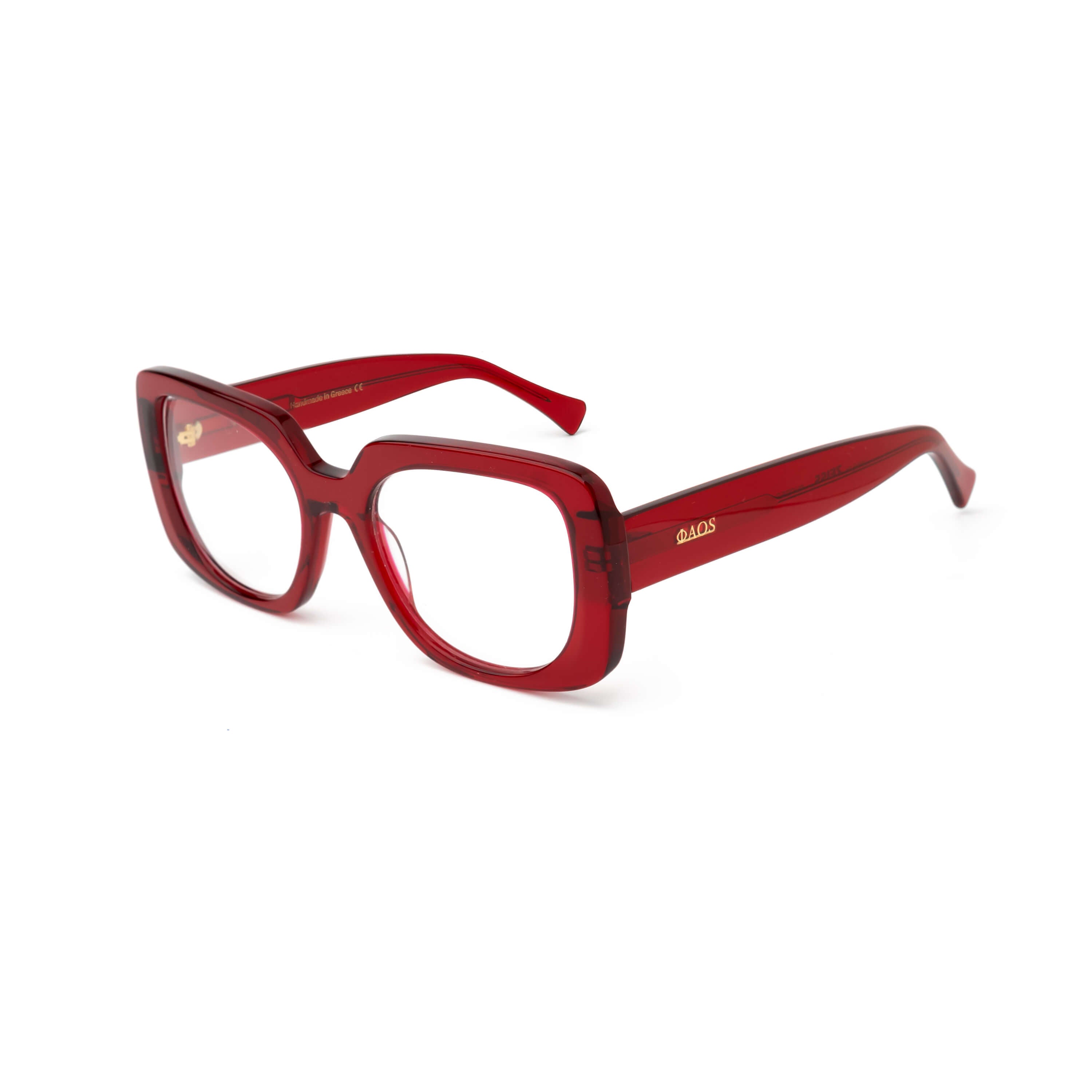 RHODES OPTICAL IN CRYSTAL RED
