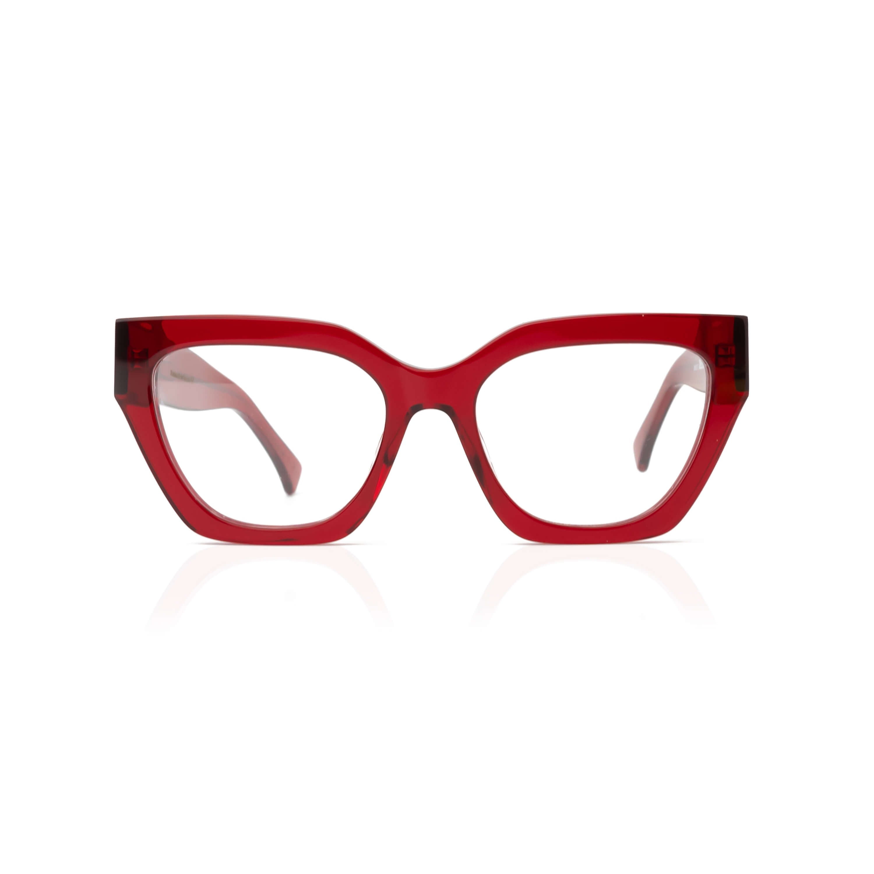 SKYROS OPTICAL IN CRYSTAL RED