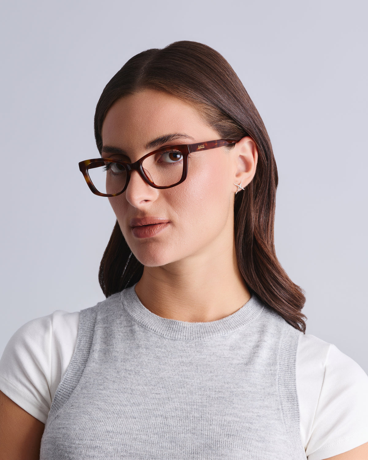 AEGLE OPTICAL IN MARBLE BROWN
