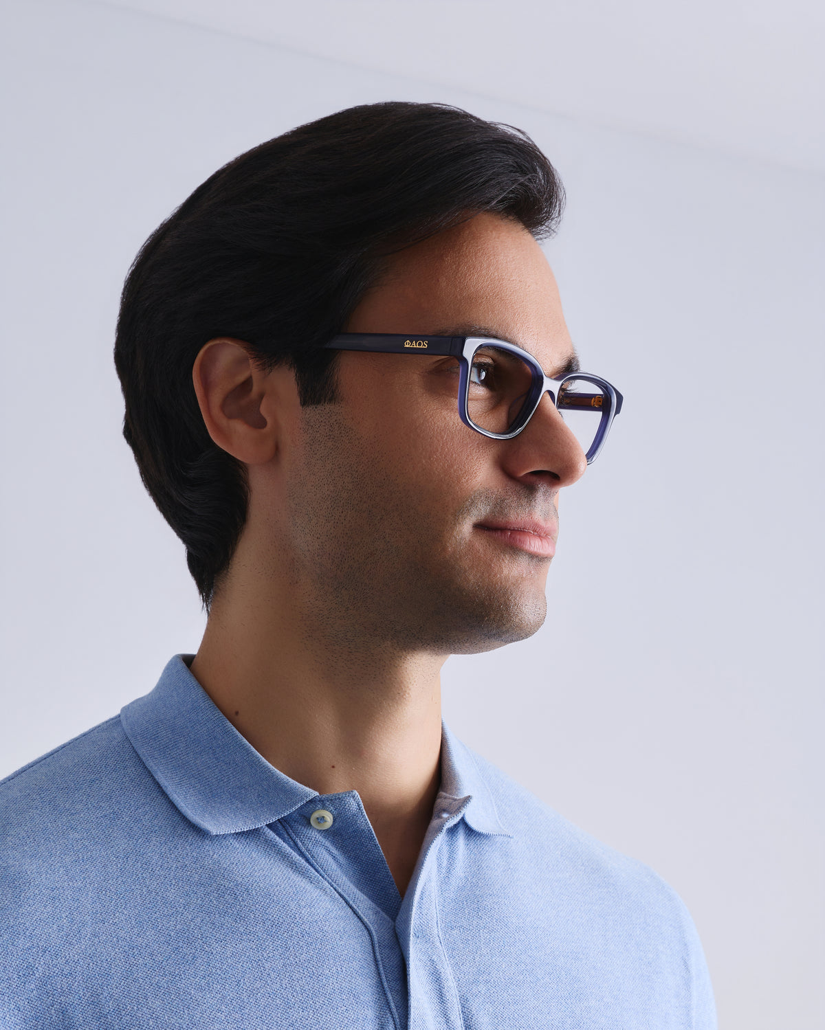 NOUS OPTICAL IN MILKY BLUE