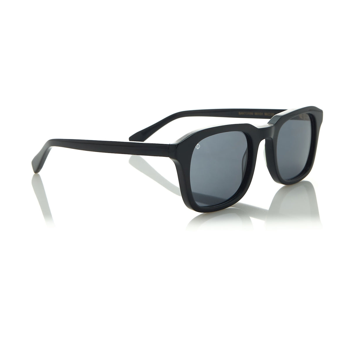 SANTORINI IN EREVOS BLACK WITH SHADE GREY LENSES