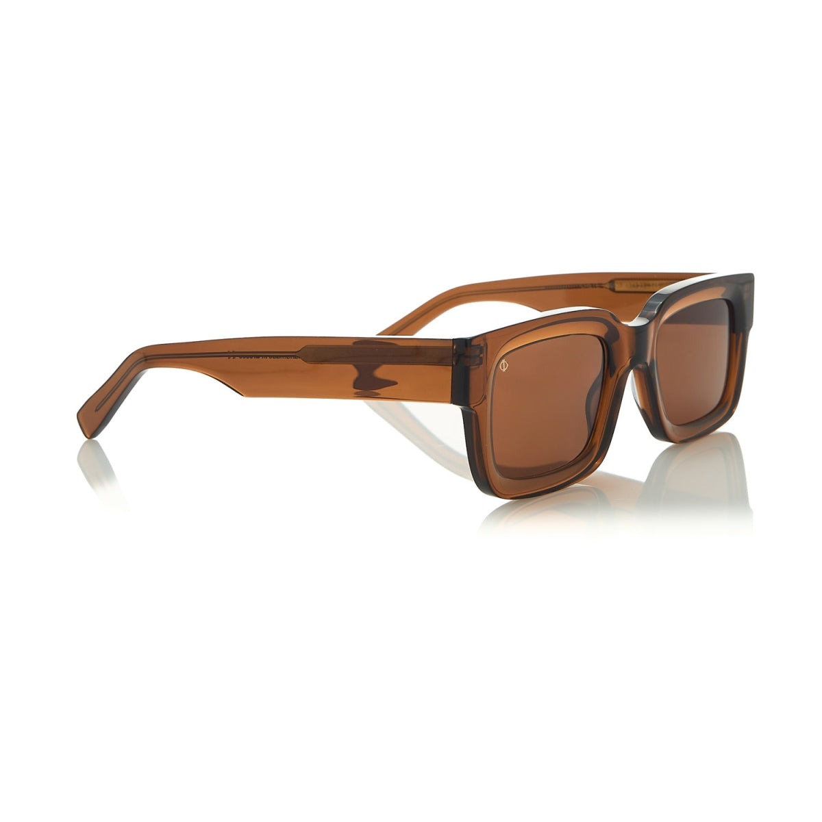 CRETE IN CRYSTAL BROWN WITH REED BROWN LENSES