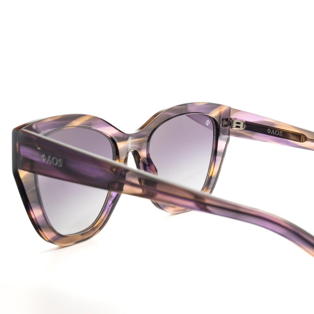 MILOS IN MARBLE PURPLE WITH SUNSET GREY LENSES