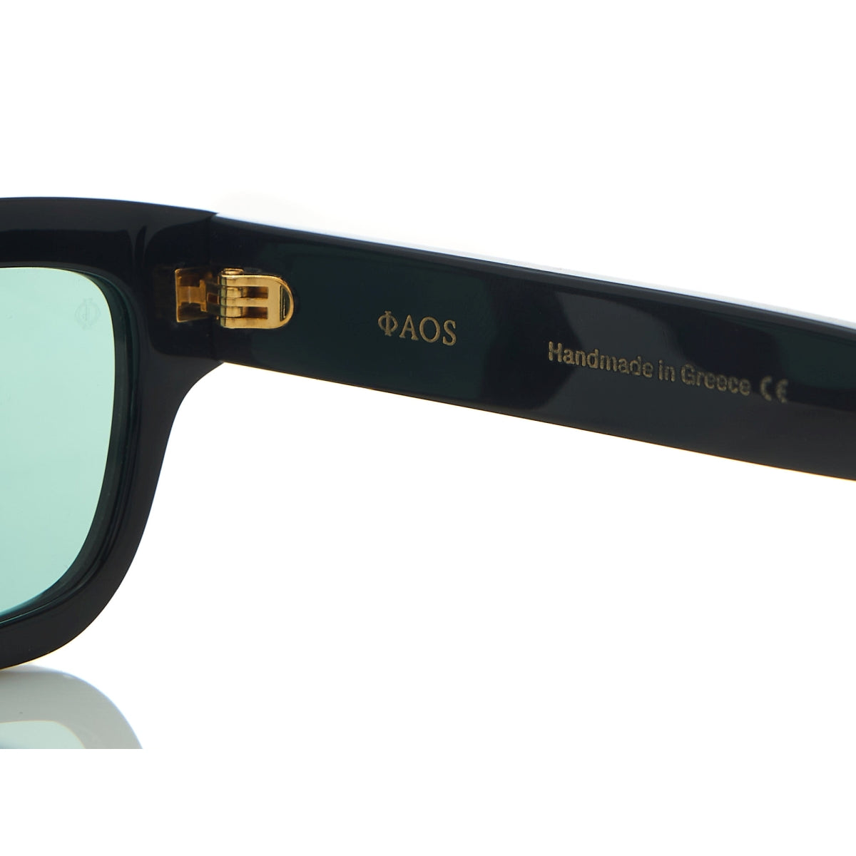 KALYMNOS IN EREVOS BLACK WITH IVY GREEN LENSES