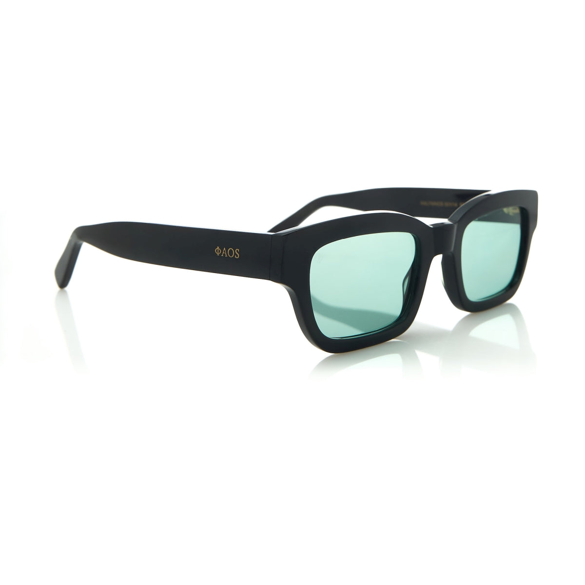 KALYMNOS IN EREVOS BLACK WITH IVY GREEN LENSES