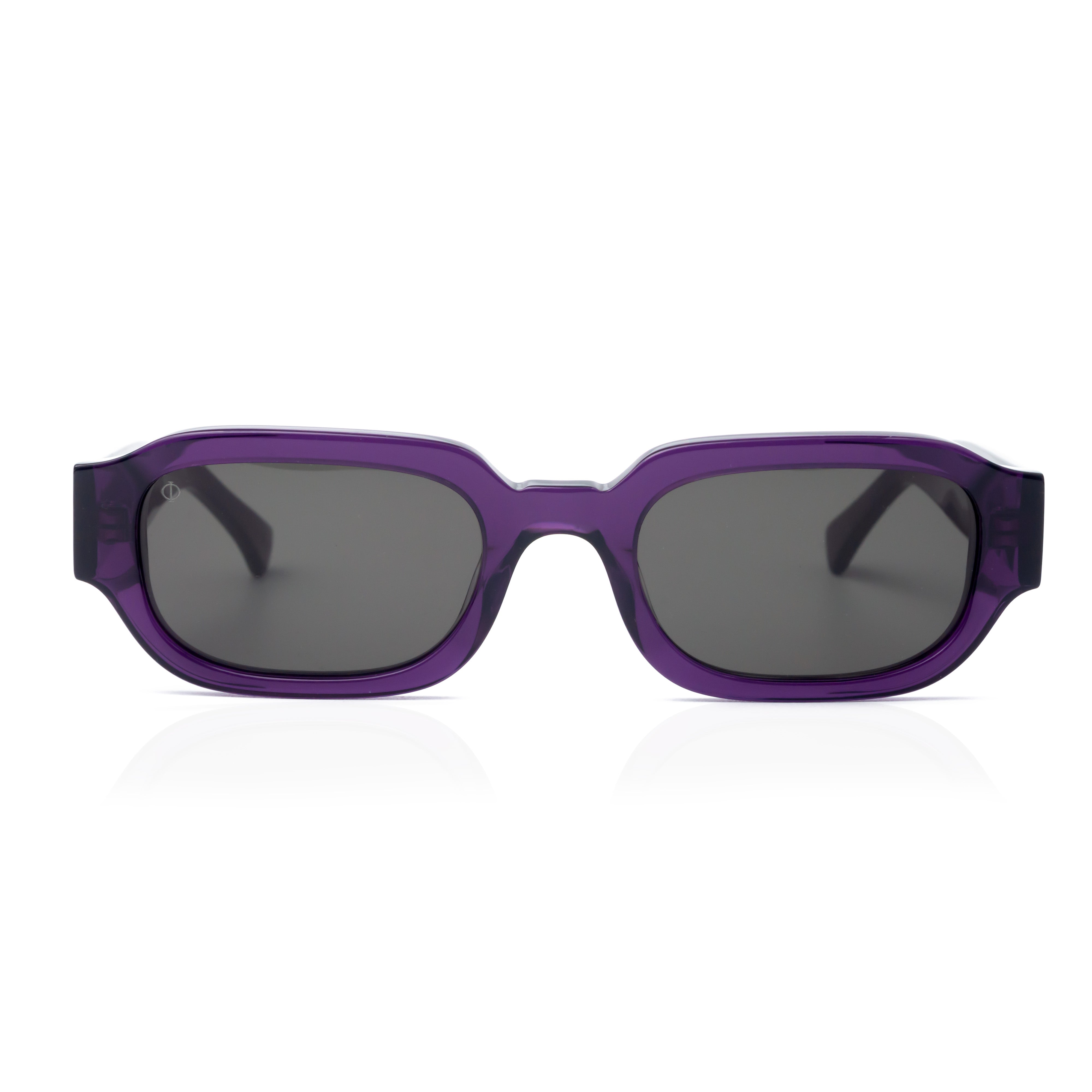 MYKONOS IN CRYSTAL PURPLE WITH SHADE GREY LENSES