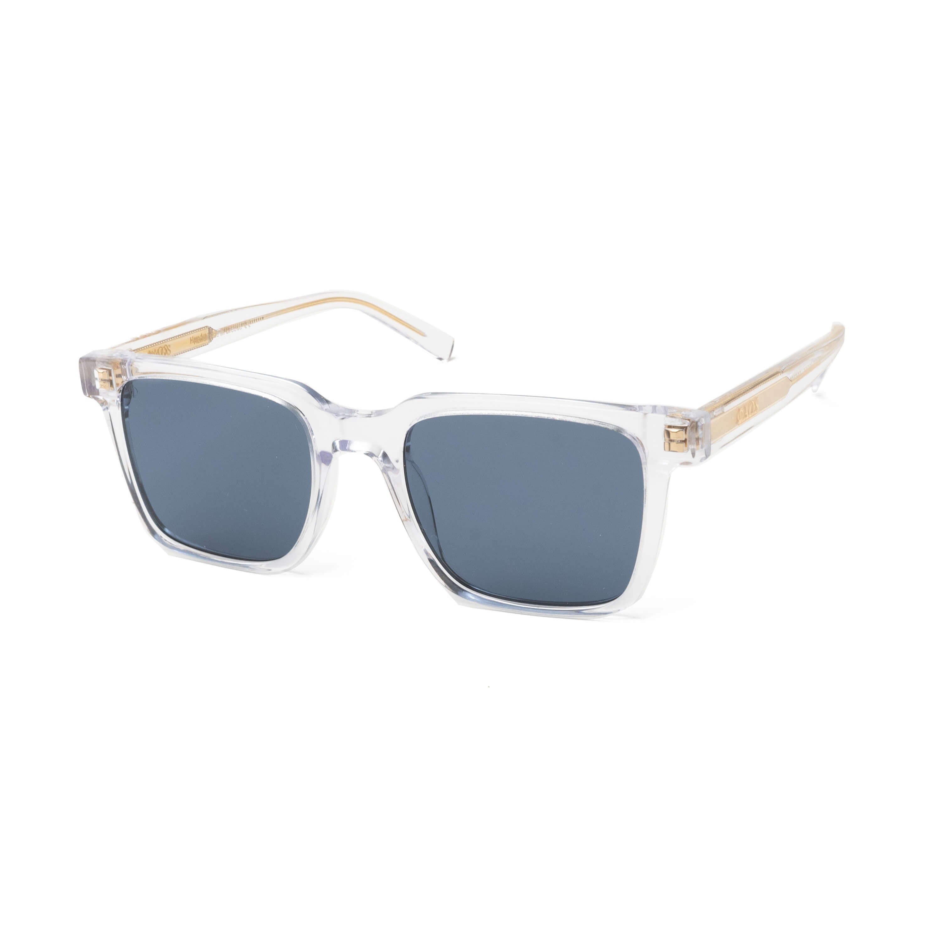 ANDROS IN CRYSTAL WHITE WITH AEGEAN BLUE LENSES