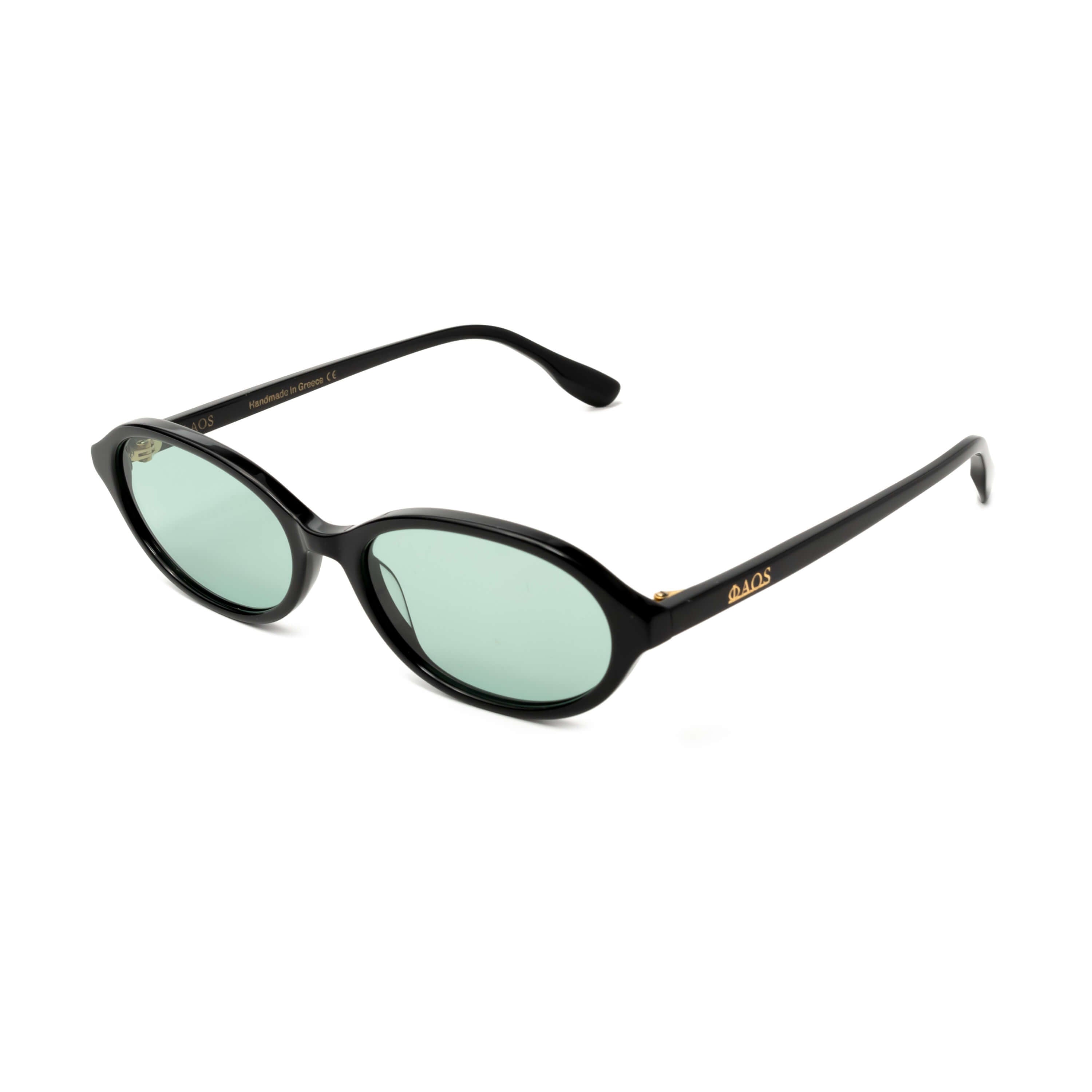 DONOUSA IN EREVOS BLACK WITH IVY GREEN LENSES