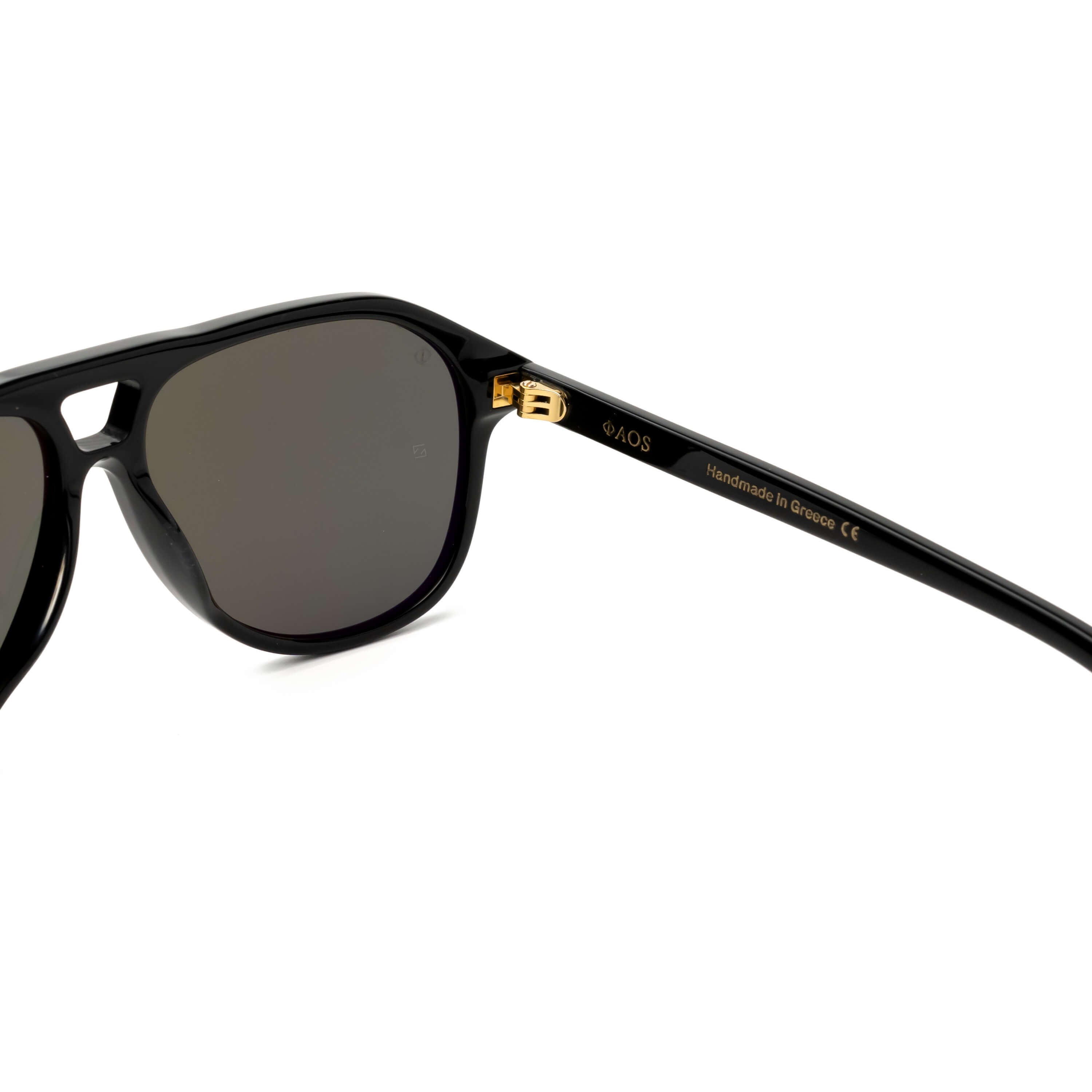 SERIFOS IN EREVOS BLACK WITH SHADE GREY LENSES