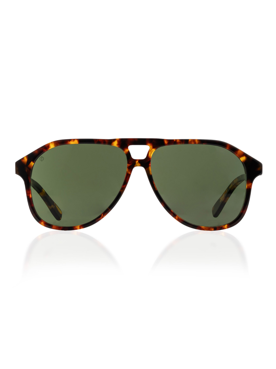 SERIFOS IN MARBLE BROWN WITH ALGAE GREEN LENSES