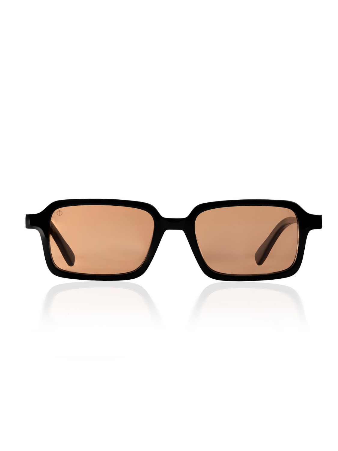 KEROS IN EREVOS BLACK WITH POTTERY BROWN LENSES