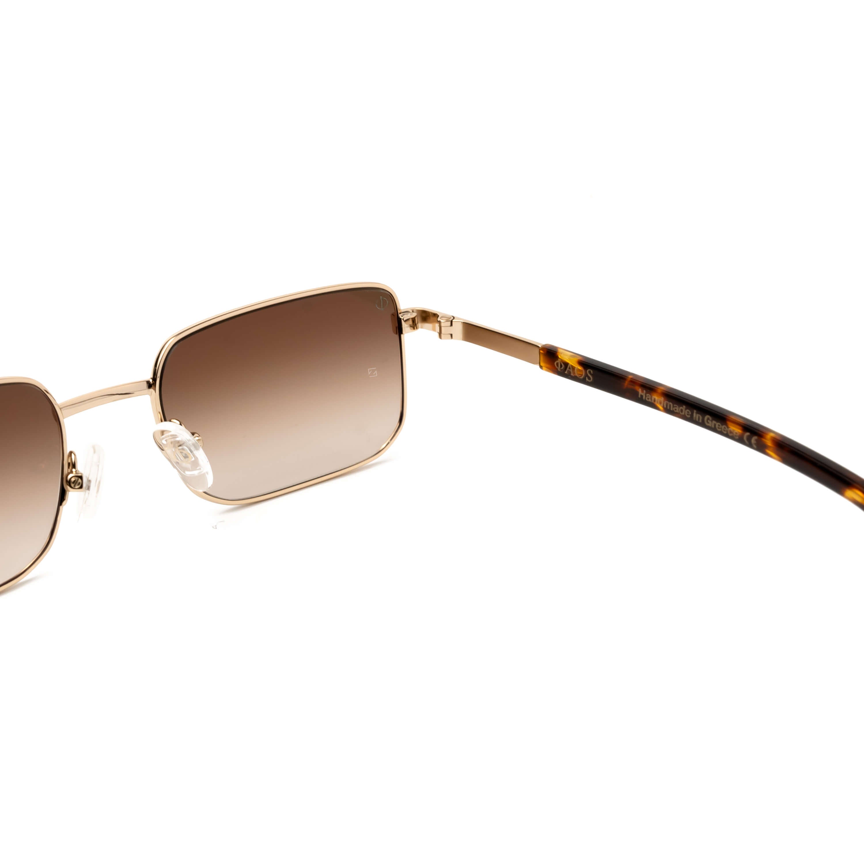 MINOAS IN MARBLE BROWN WITH SUNSET BROWN LENSES