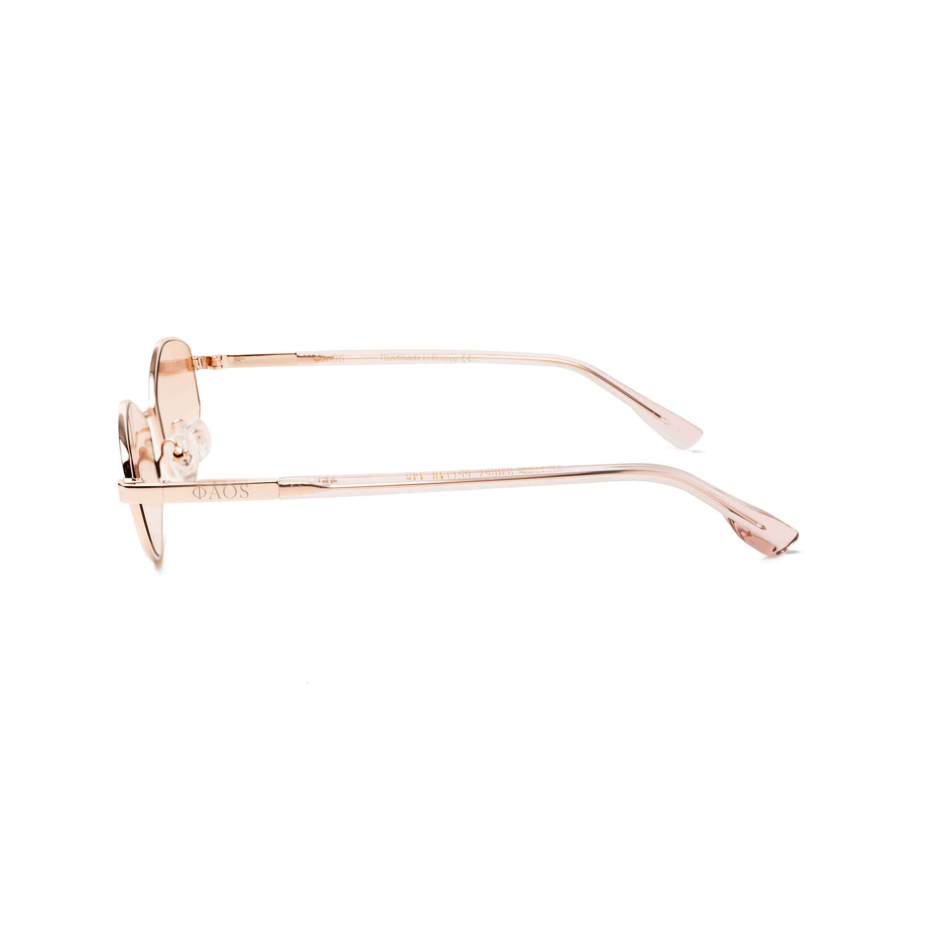 ARIADNE IN CRYSTAL PINK WITH SUNSET PINK LENSES