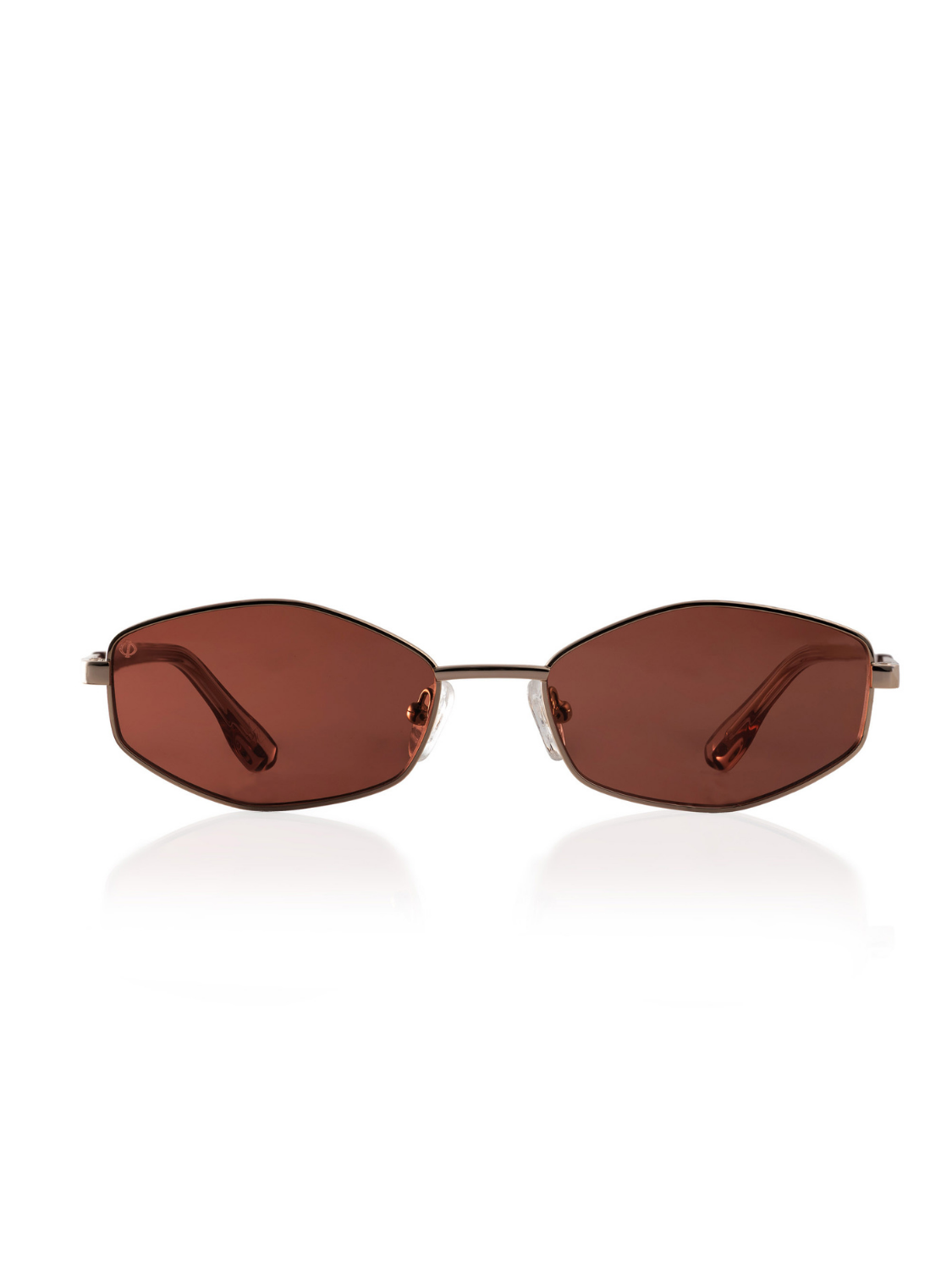 ARIADNE IN CRYSTAL PINK WITH MAROON LENSES