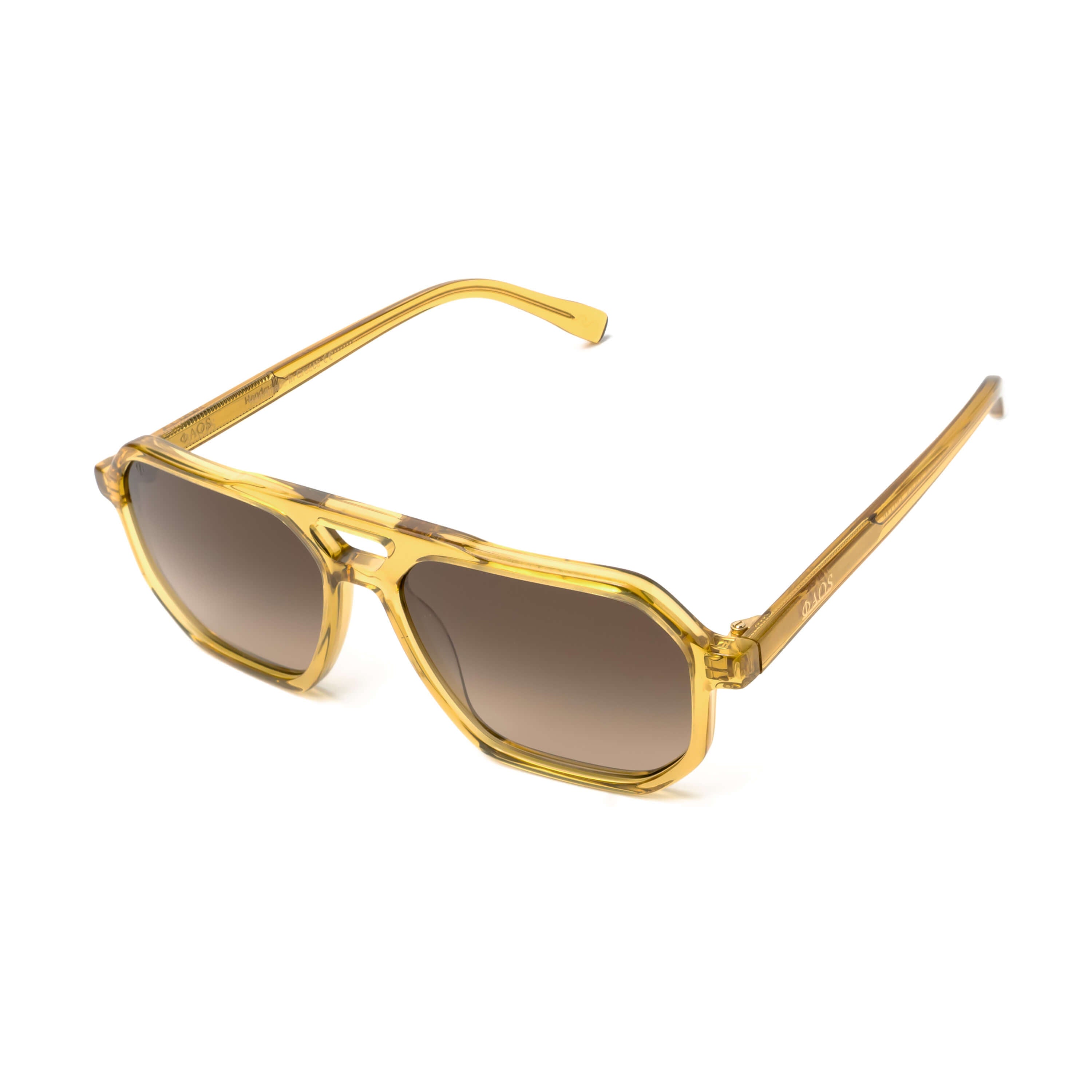 KYTHNOS IN GOLDEN CRYSTAL WITH SUNSET BROWN LENSES