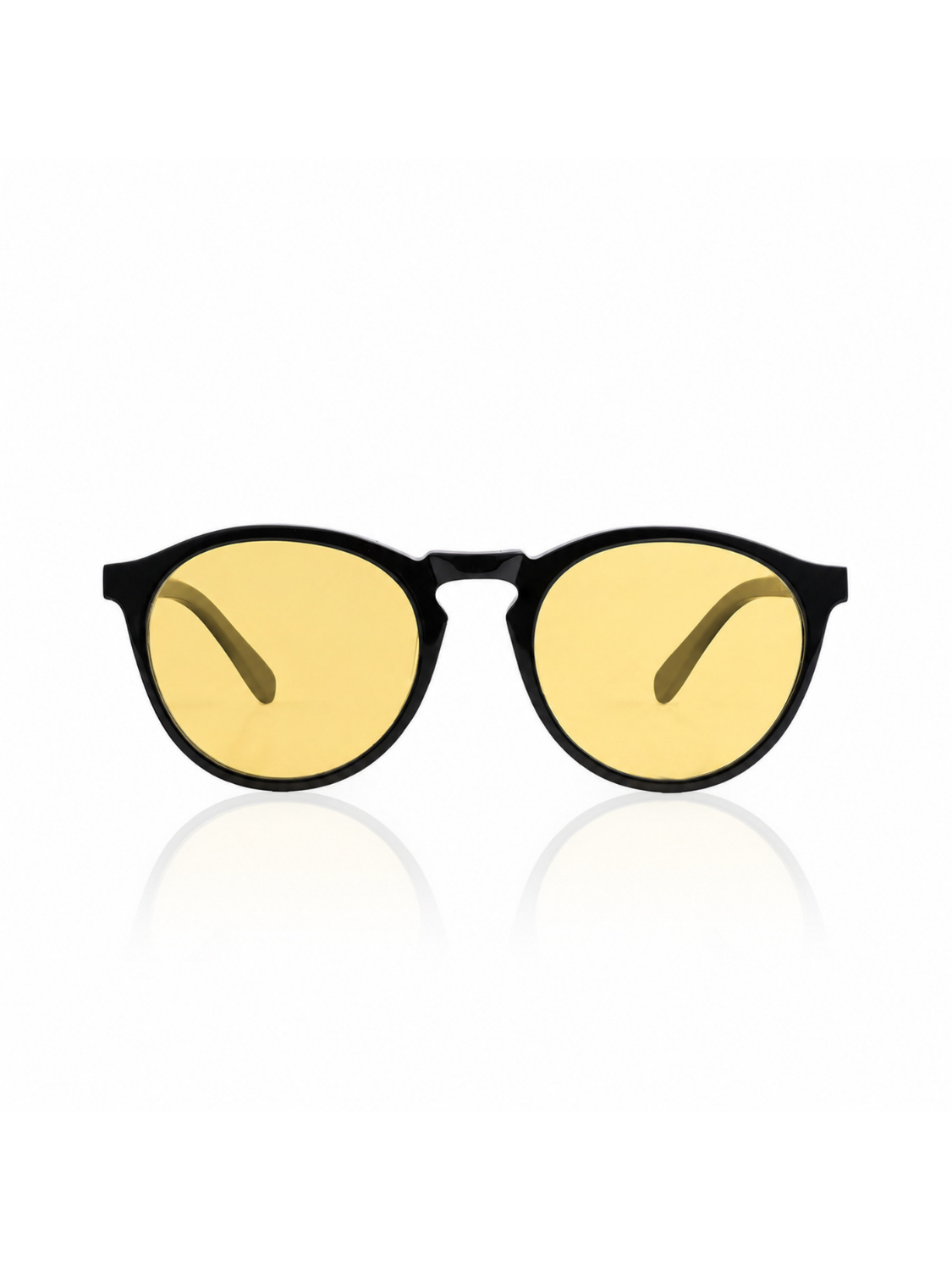 TINOS IN EREVOS BLACK WITH HONEY YELLOW LENSES