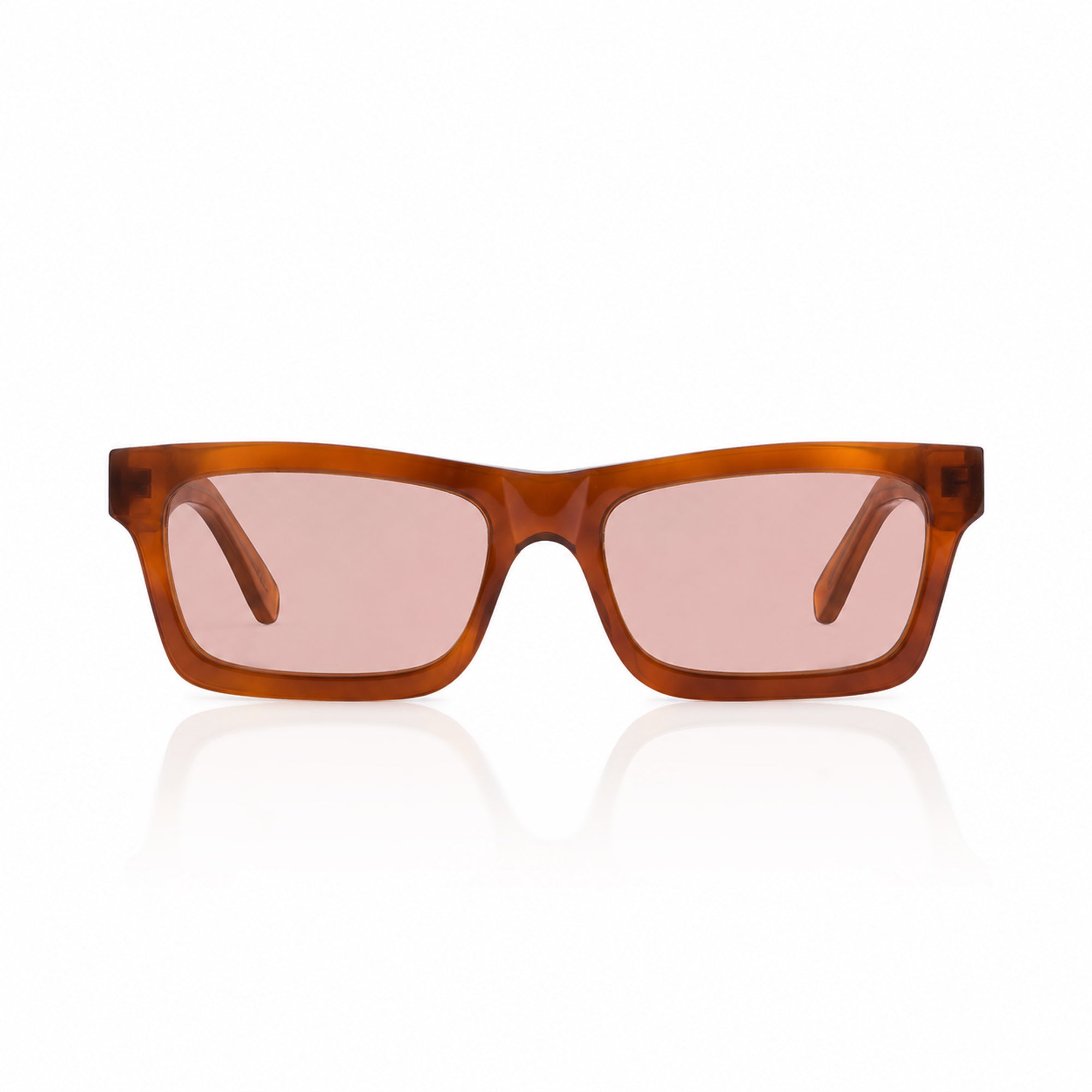 KYTHERA IN MARBLE HAVANA WITH ROSEWATER PINK LENSES