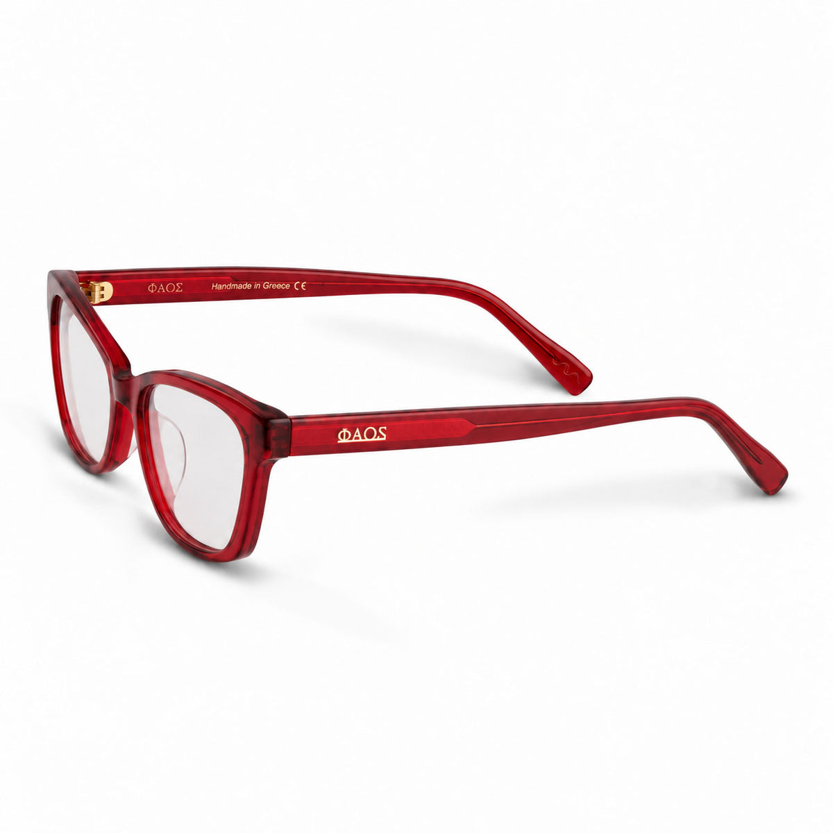 AEGLE OPTICAL IN CRYSTAL RED