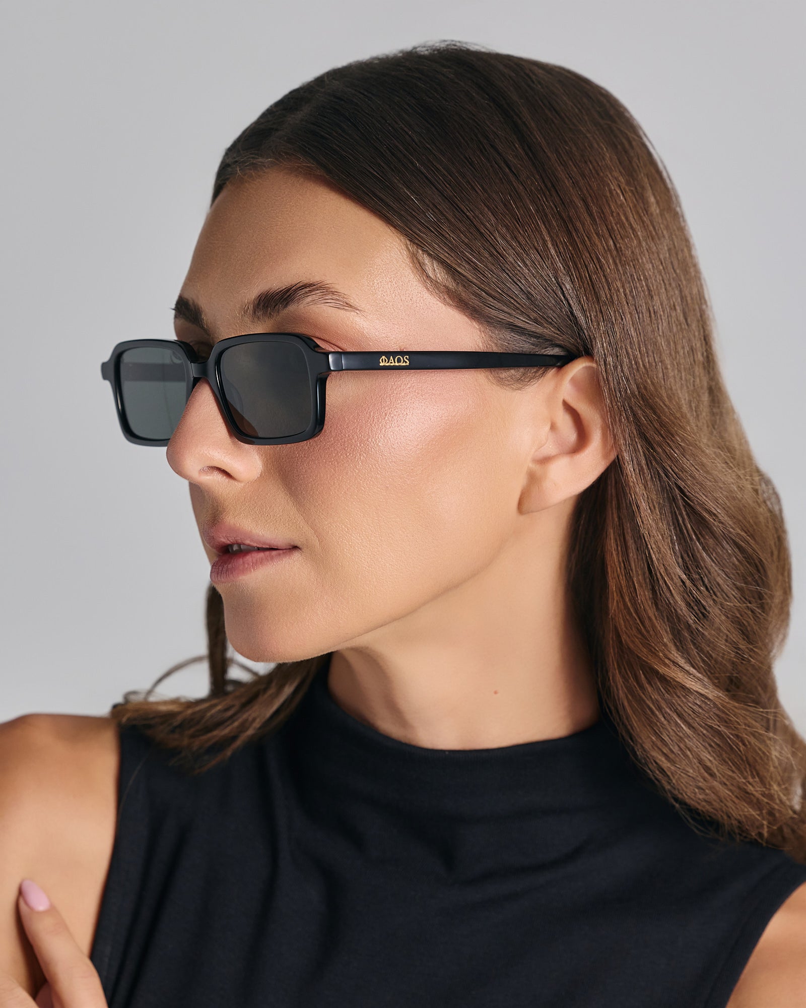 KEROS IN EREVOS BLACK WITH SHADE GREY LENSES