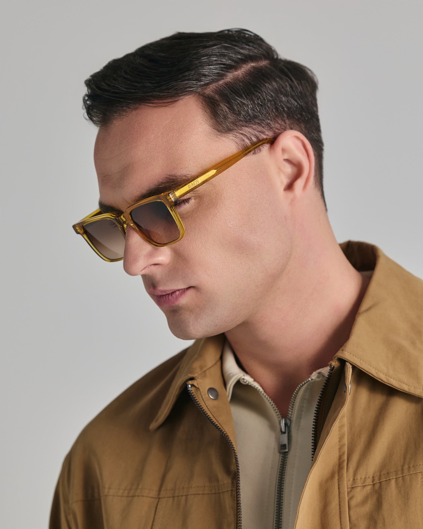 ANDROS IN GOLDEN CRYSTAL WITH SUNSET BROWN LENSES