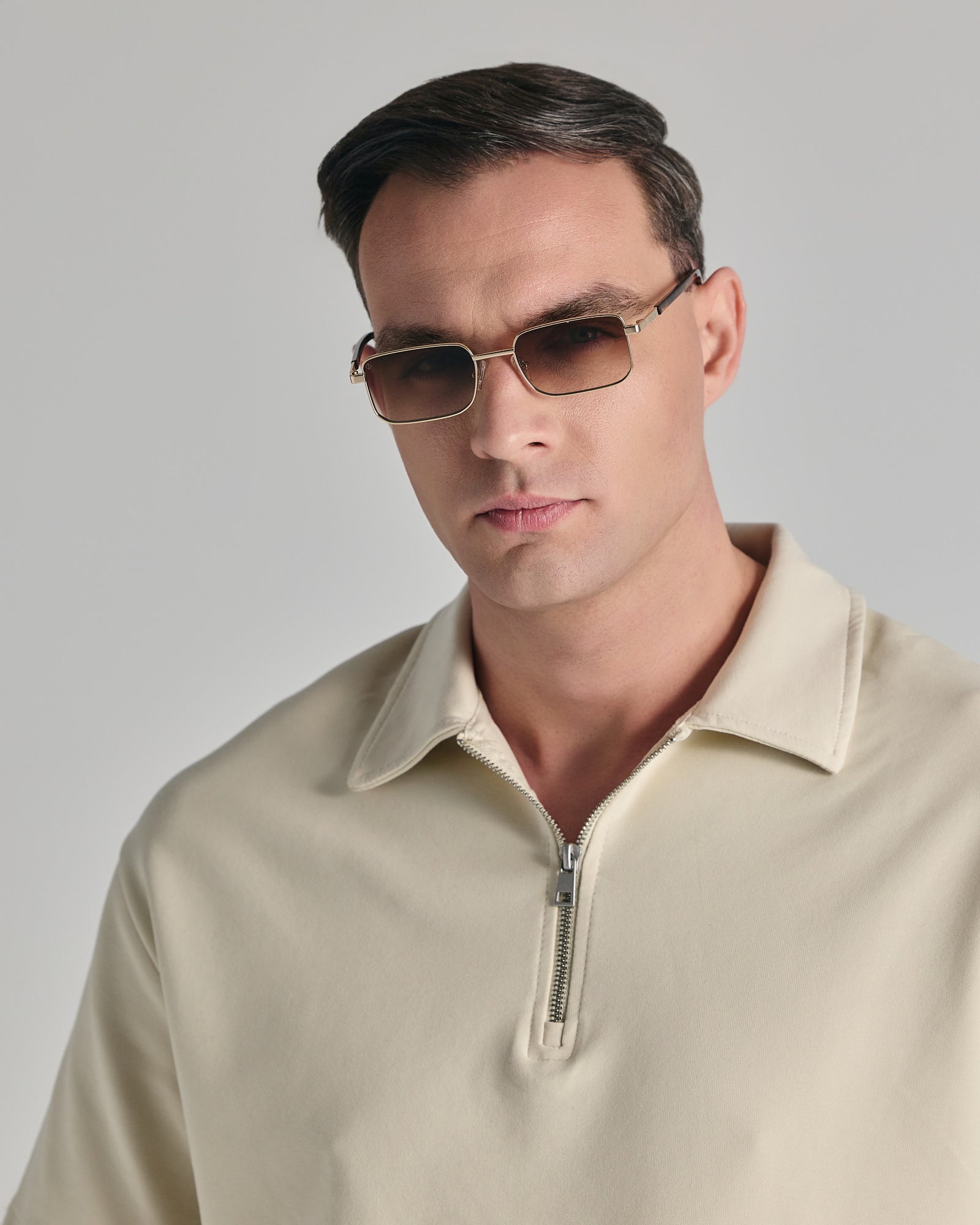 MINOAS IN MARBLE BROWN WITH SUNSET BROWN LENSES