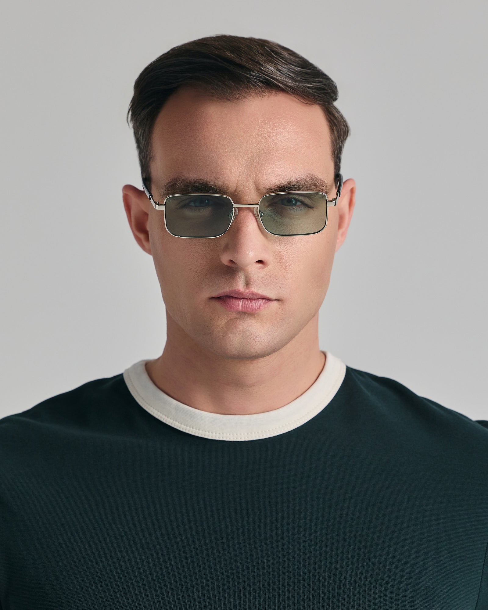 MINOAS IN CRYSTAL GREEN WITH IVY GREEN LENSES