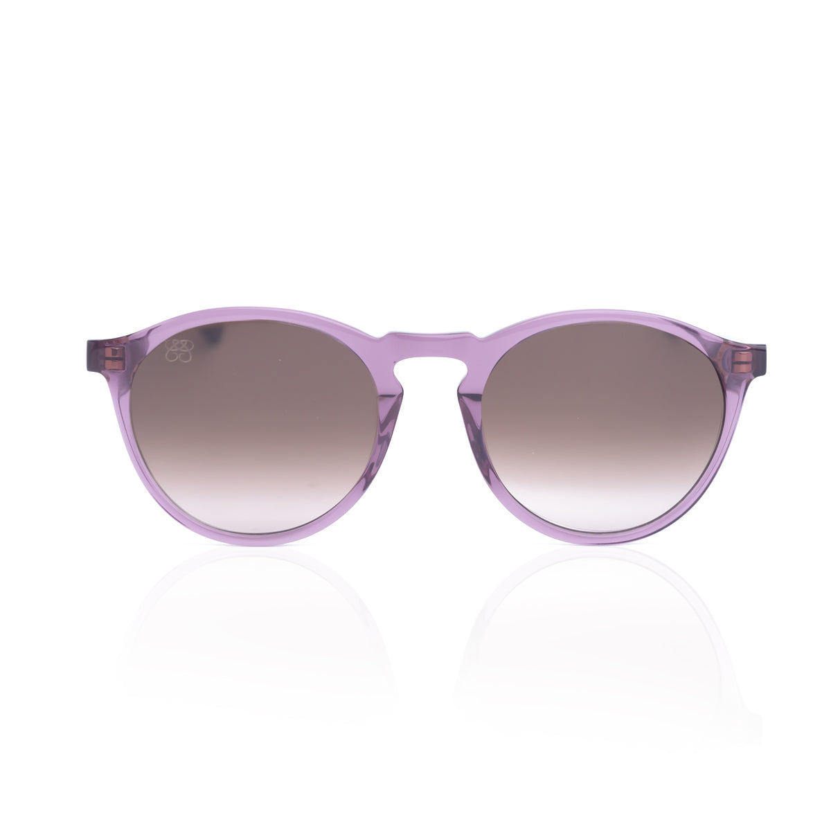 MONACO IN CRYSTAL LAVENDER WITH SUNSET PURPLE LENSES