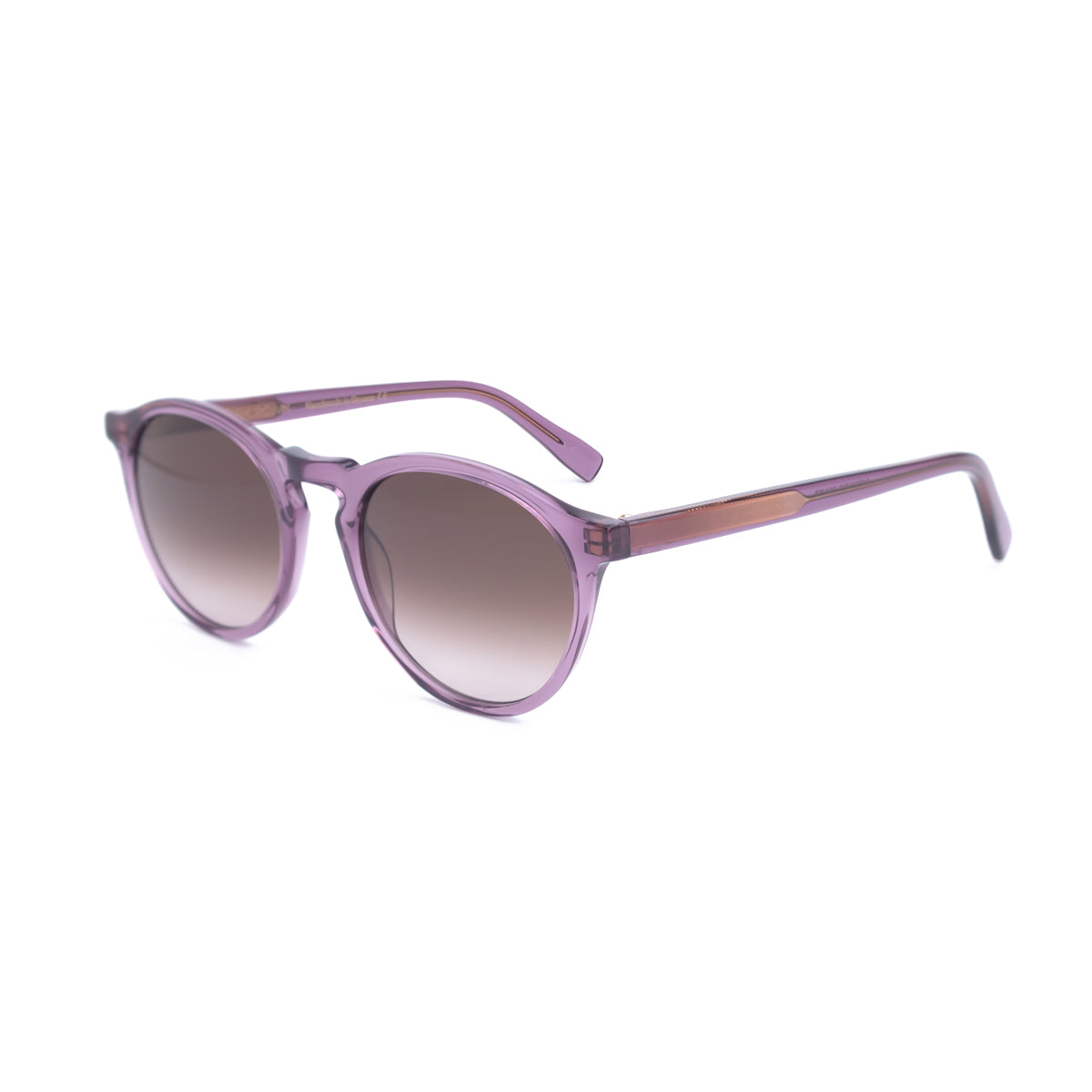 MONACO IN CRYSTAL LAVENDER WITH SUNSET PURPLE LENSES