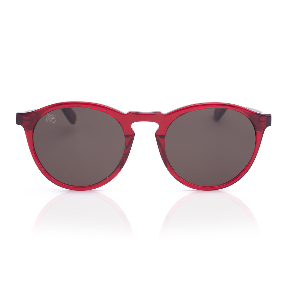 MONACO IN CRYSTAL RED WITH STONE BROWN LENSES
