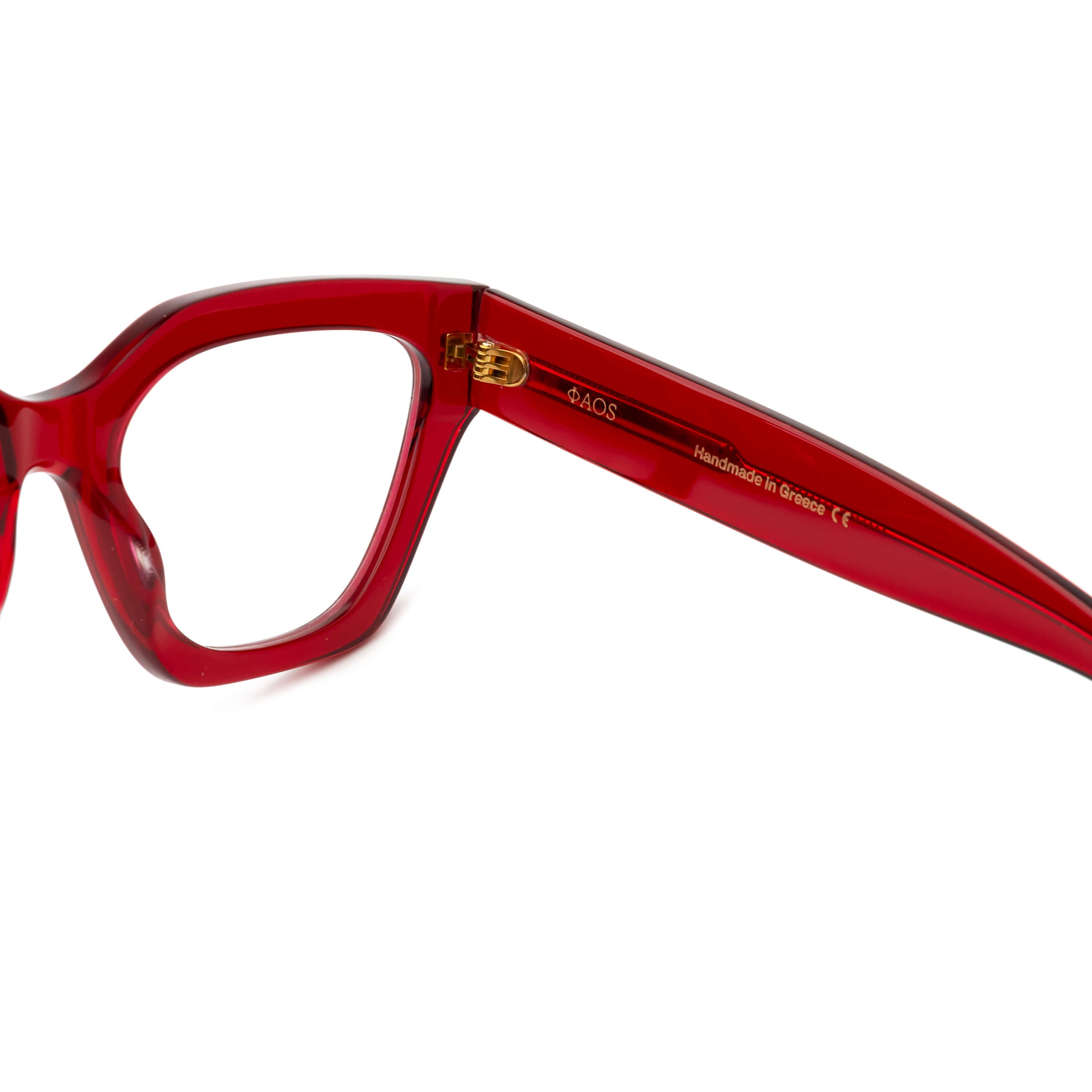 SKYROS OPTICAL IN CRYSTAL RED